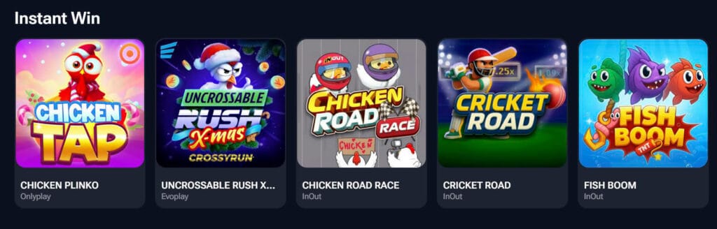 Instant win masterplay casino