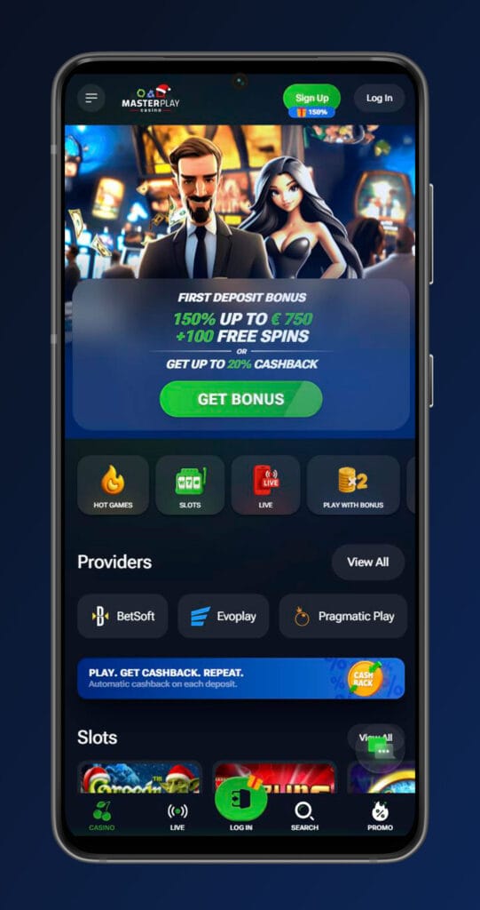 Mobile app masterplay casino